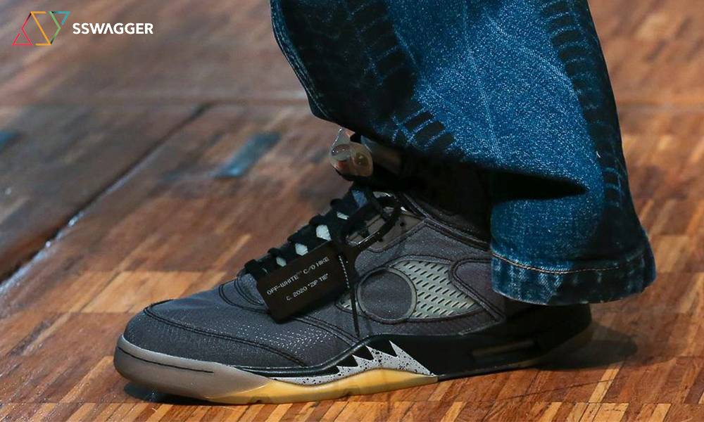 重磅聯乘鞋款 Off-White™ x Air Jordan 5 真身終曝光！巴黎秋冬20時裝週一大亮點！