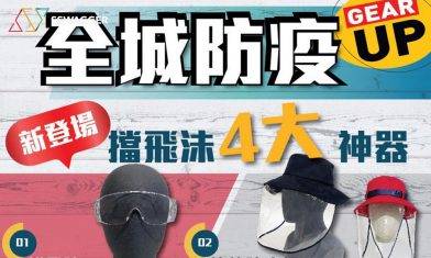 輕鬆入手防疫套裝！Go Wild推介9款擋飛沬神器及抗疫必備法寶！