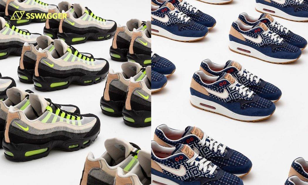 DENHAM x Nike Air Max 1、Air Max 90、Air Max 95聯乘鞋款定價及登記渠道釋出！刺子繡、丹寧元素注入
