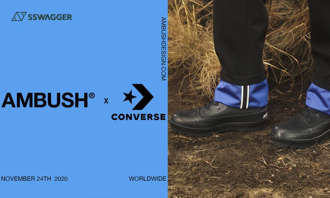 AMBUSH x Converse「突襲」現身！防水軍靴雙色露面