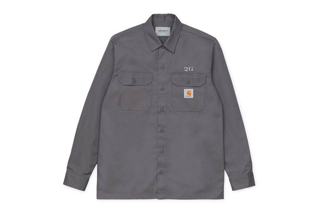 Carhartt WIP & 2G button-up work shirts Gray Colourway