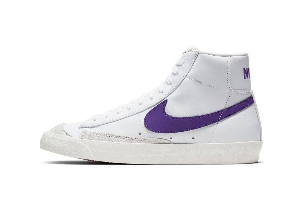 Nike Blazer Mid 77 White Voltage Purple