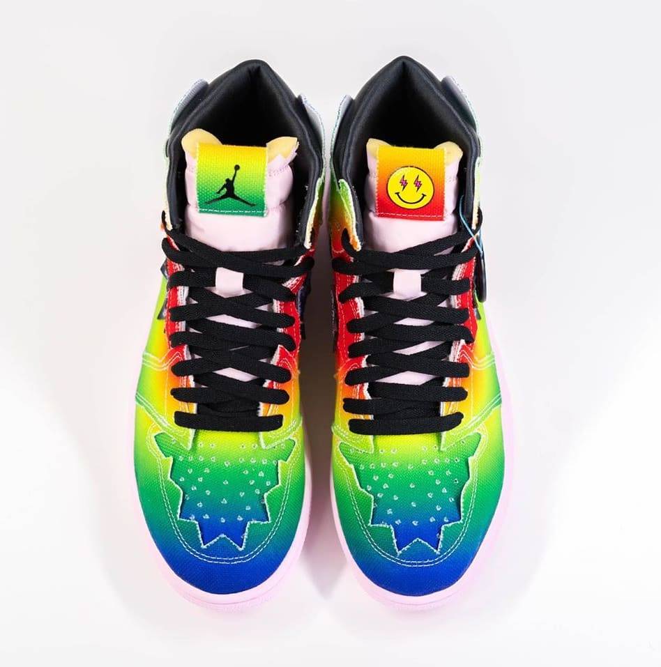 J Balvin & Air Jordan 1 High OG Rainbow Colourway