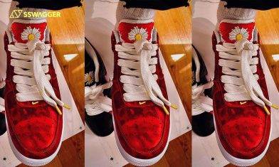 PEACEMINUSONE x Nike Air Force 1 Paranoise紅色版本首度現身！
