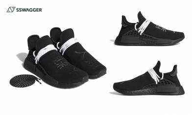 Pharrell Williams x adidas NMD Hu Black一切從簡！黑魂極致