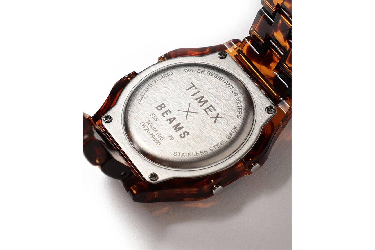 TIMEX 與 BEAMS 推出 Tortoise shell limited edtion classics Digital and Original Camper