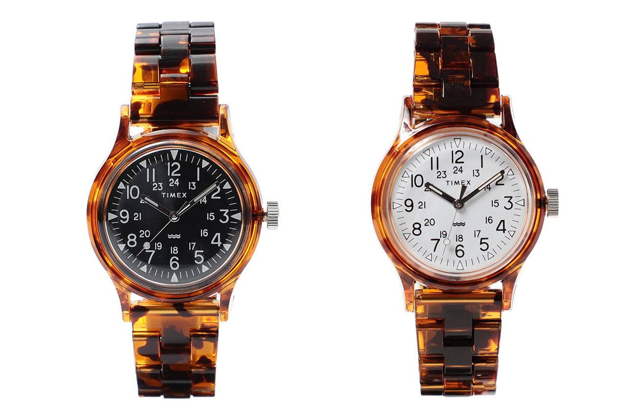 TIMEX x BEAMS TIMEX 與 BEAMS 推出 Tortoise shell limited edtion classics Digital and Original Camper