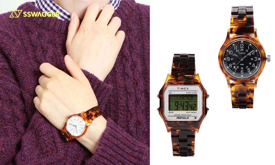 TIMEX x BEAMS推出全新「Tortoise shell」別注版手錶系列
