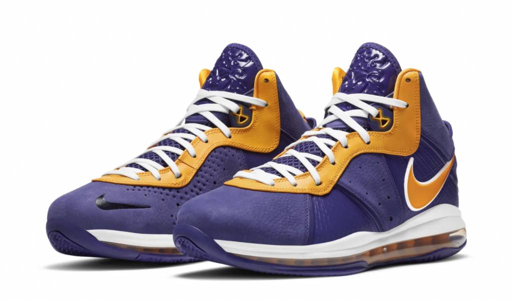 Nike Lebron 8 Lakers Court purple University gold to be released on December 15