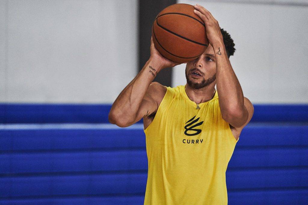 Under Armour Curry-Brand official launch photo yellow
