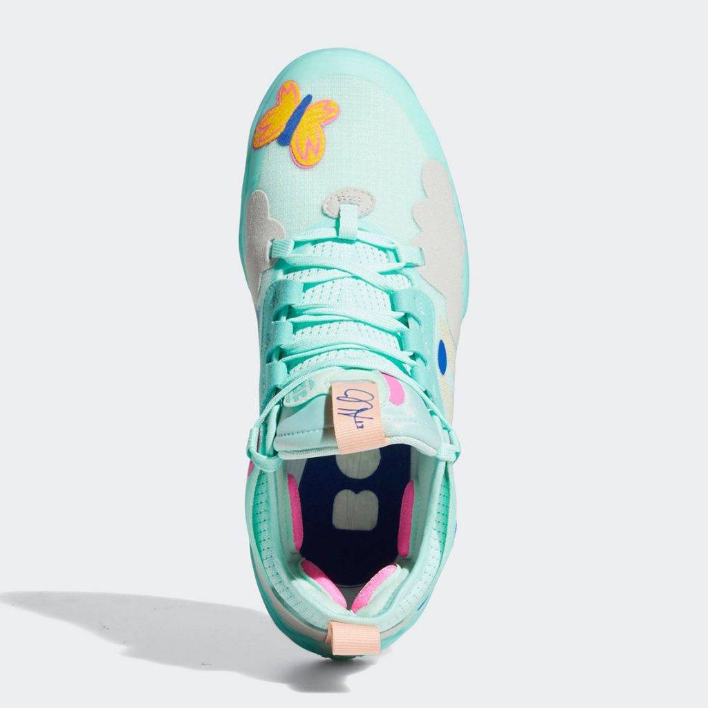 Harden Vol.5 Futurenatural Support tiffany blue colourway adidas to be released in 2021