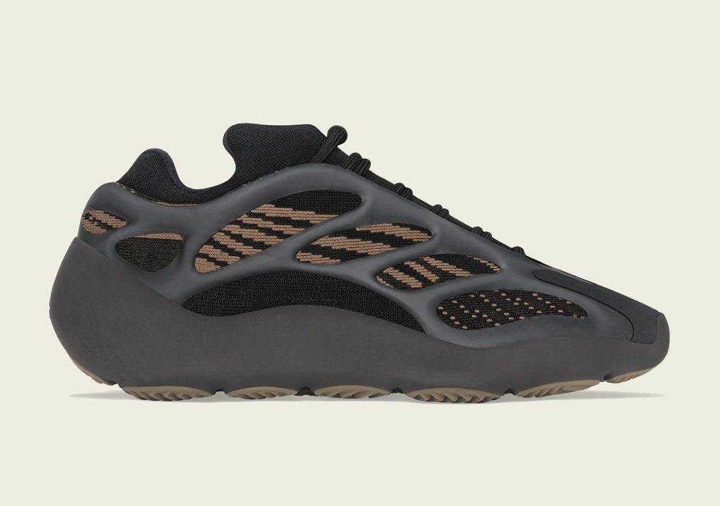 YEEZY adidas 700 V3 Clay Brown black colourway to be released on December 17th