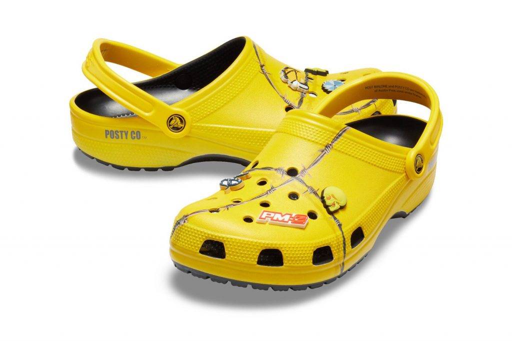 Post Malone x Crocs Duet Max Clog 2nd collection yellow