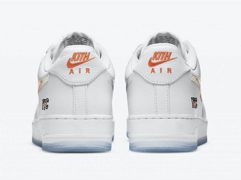 KITH & Nike Air Force 1 NYC New York Knicks White