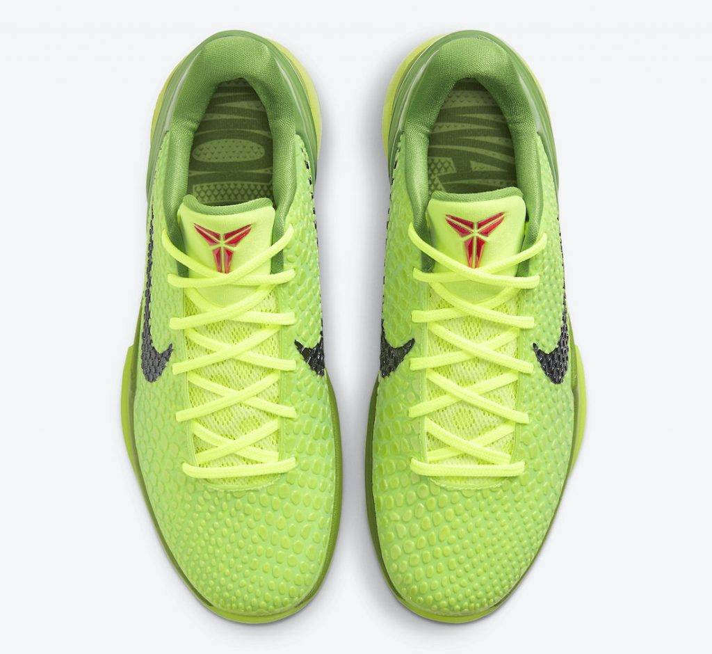 Nike Zoom Kobe 6 Protro Grinch Green Apple Volt Crimson Black