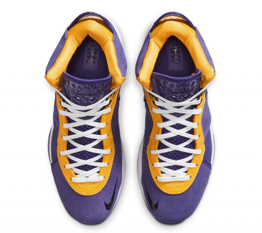 Nike Lebron-8 Lakers Court purple University gold to be released on December 15