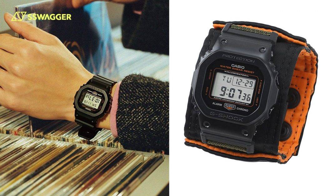 PORTER x Casio G-SHOCK 85週年特別版5600錶款面世！附TANKER材質別注錶帶
