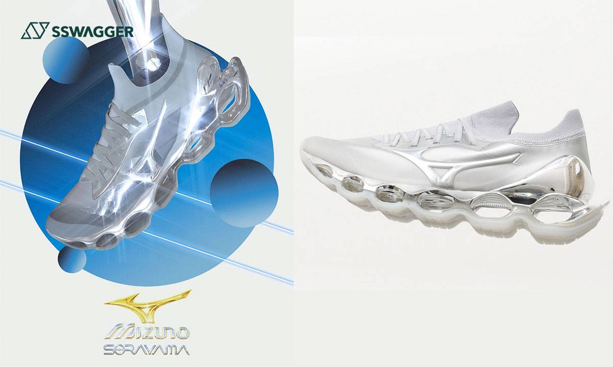 空山基x Mizuno打造「Wave Prophecy Sorayama」！將球鞋作畫布注入未來