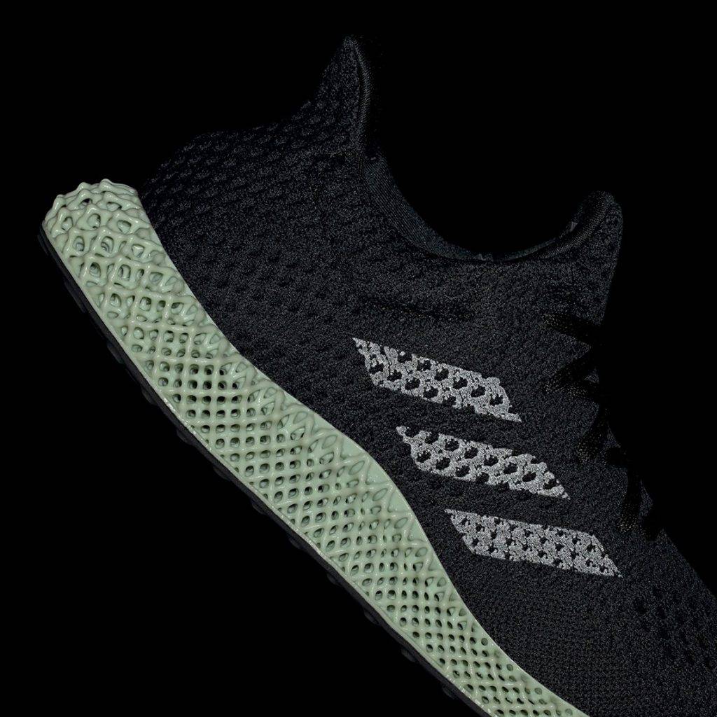 adidas "Futurecraft 4D" OG Black and Ash Green colourway