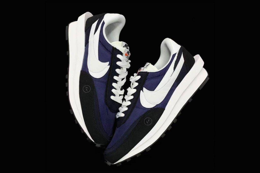 藍色波鞋 fragment design x sacai x Nike LDWaffle