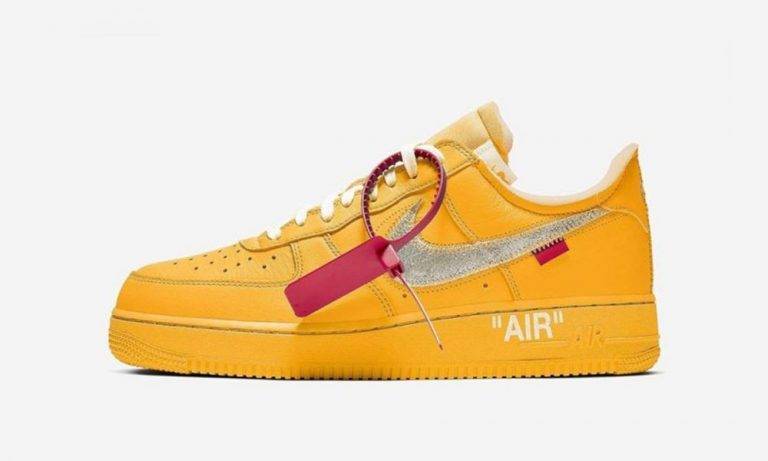 off white air force 1 canary yellow