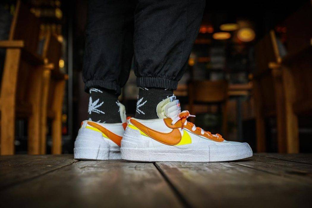 nike sacai blazer low outfit