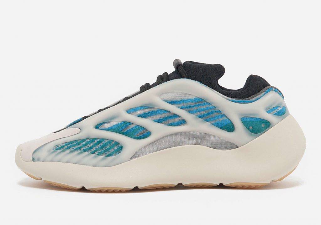 adidas Yeezy 700 v3 "Kyanite" blue white beige black colourway to be released in the late march of 2021