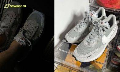 fragment design x sacai x Nike LDWaffle灰版新諜照！藤原浩首貼着用圖