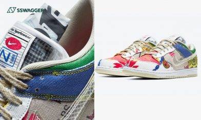 Nike Dunk Low City Market 官方圖登場！鞋舌設計成口袋極富趣味