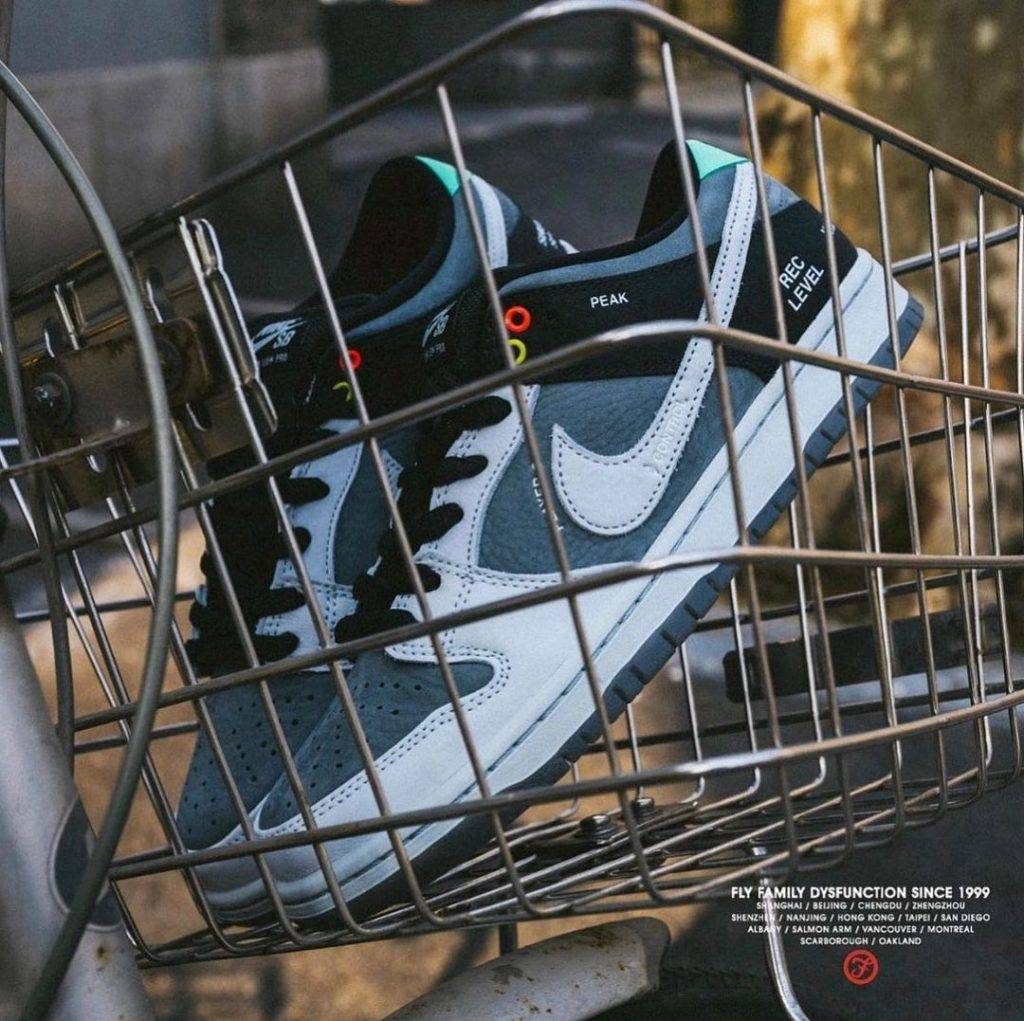 Nike SB Dunk Low "SONY VX1000" black grey white colourway