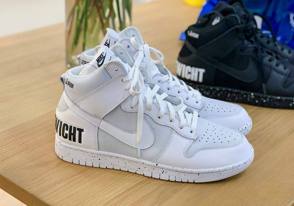 Nike x UNDERCOVER Dunk High Black and White colourway