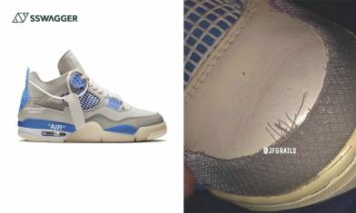 Off-White x Air Jordan 4 Military Blue諜圖流出！Virgil沉迷AJ4