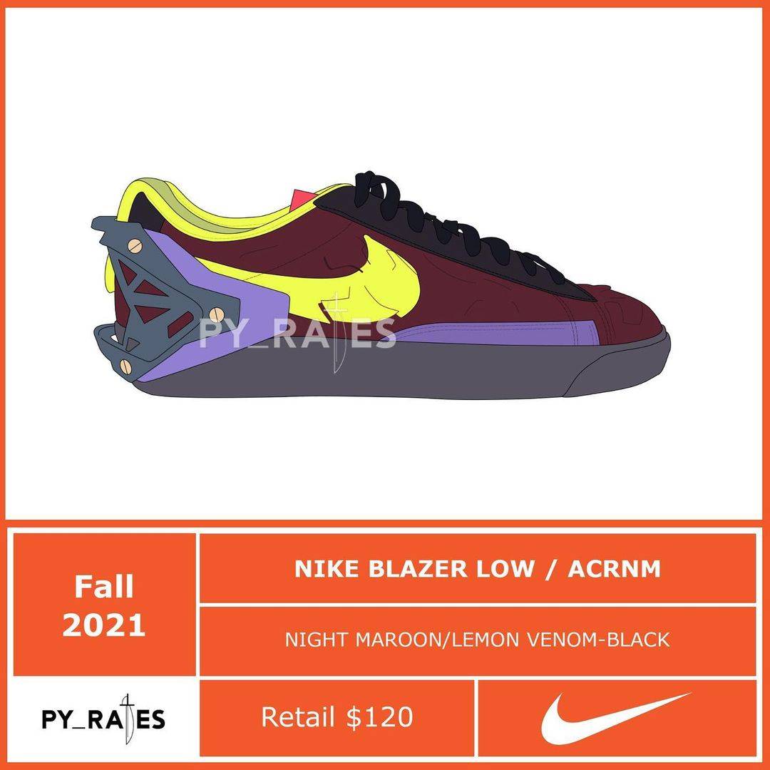 Nike x Acronym Blazer Low 即將現身！機械風支架球鞋注入未來感