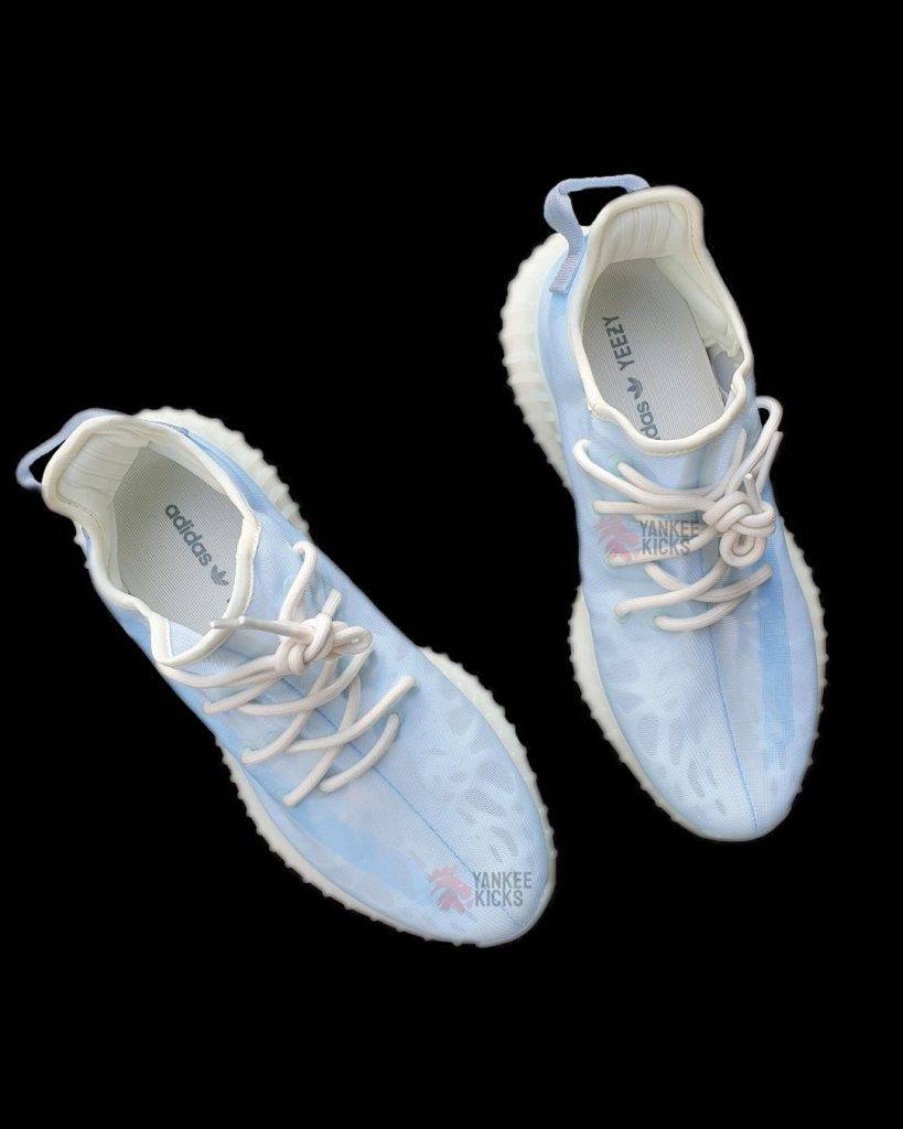 adidas Yeezy 350 v2 translucent baby blue and beige colourway 2021 