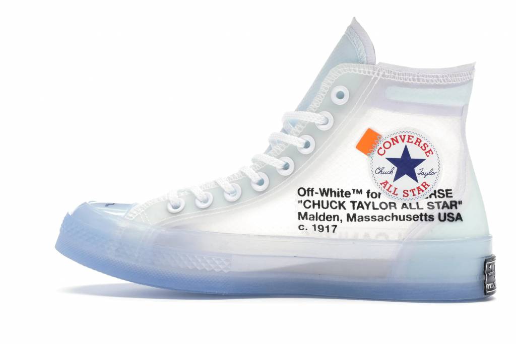 2018年5月推出的Off-White x Converse Chuck Taylor All-Star「Vulcanized」Hi