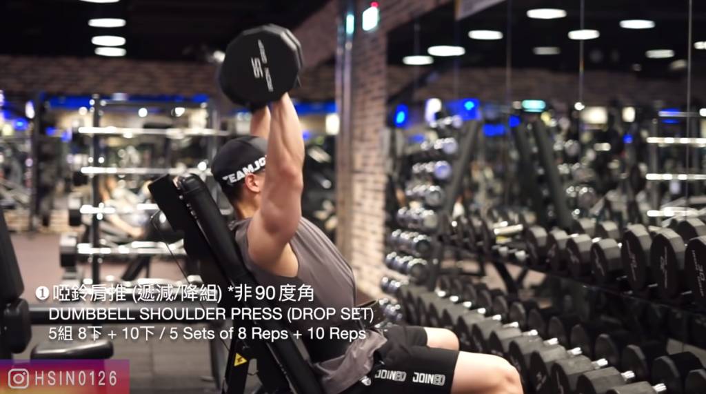 高強度肩部訓練 6 intense workout exercises that train your front mid back deltoid