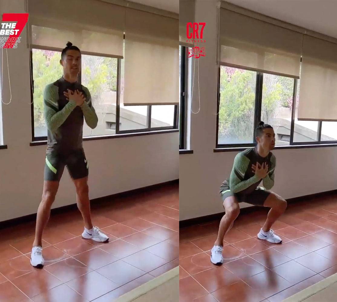 全身肌肉訓練必學動作！Cristiano Ronaldo 示範7組日常鍛鍊姿勢
