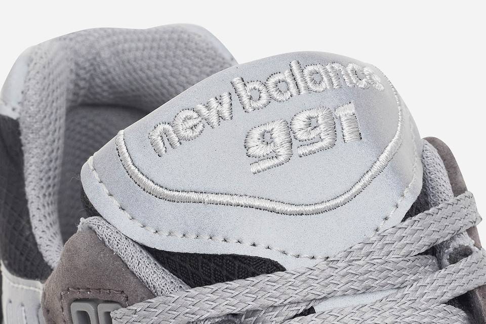 New Balance 991 x Slam Jam black and grey colourway