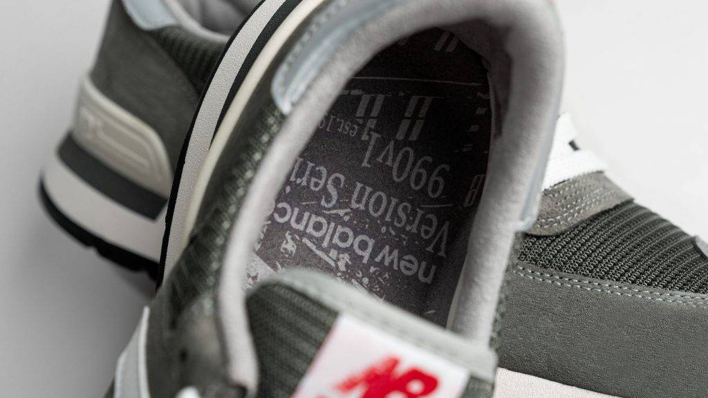 New Balance 990V1 grey red white colourway to be released on June 17th