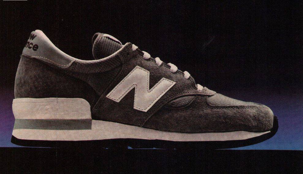 New Balance 990 V1 Grey colourway with leather and pig skin suede