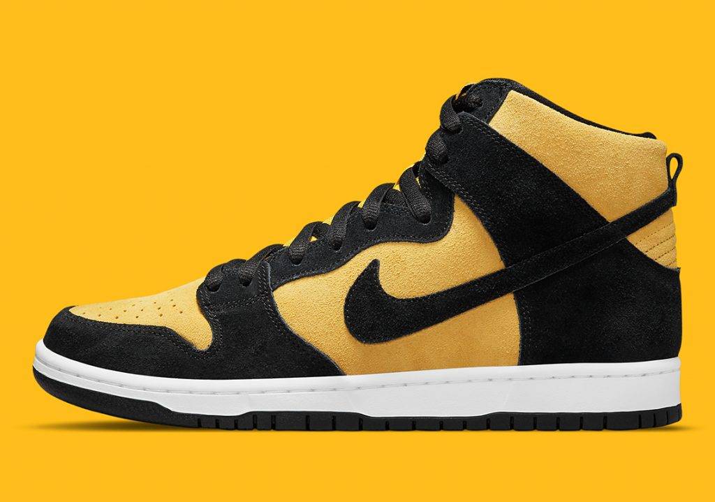Nike SB Dunk High「Reverse Goldenrod」官方圖登場！全麂皮鞋面注入更豐富質感
