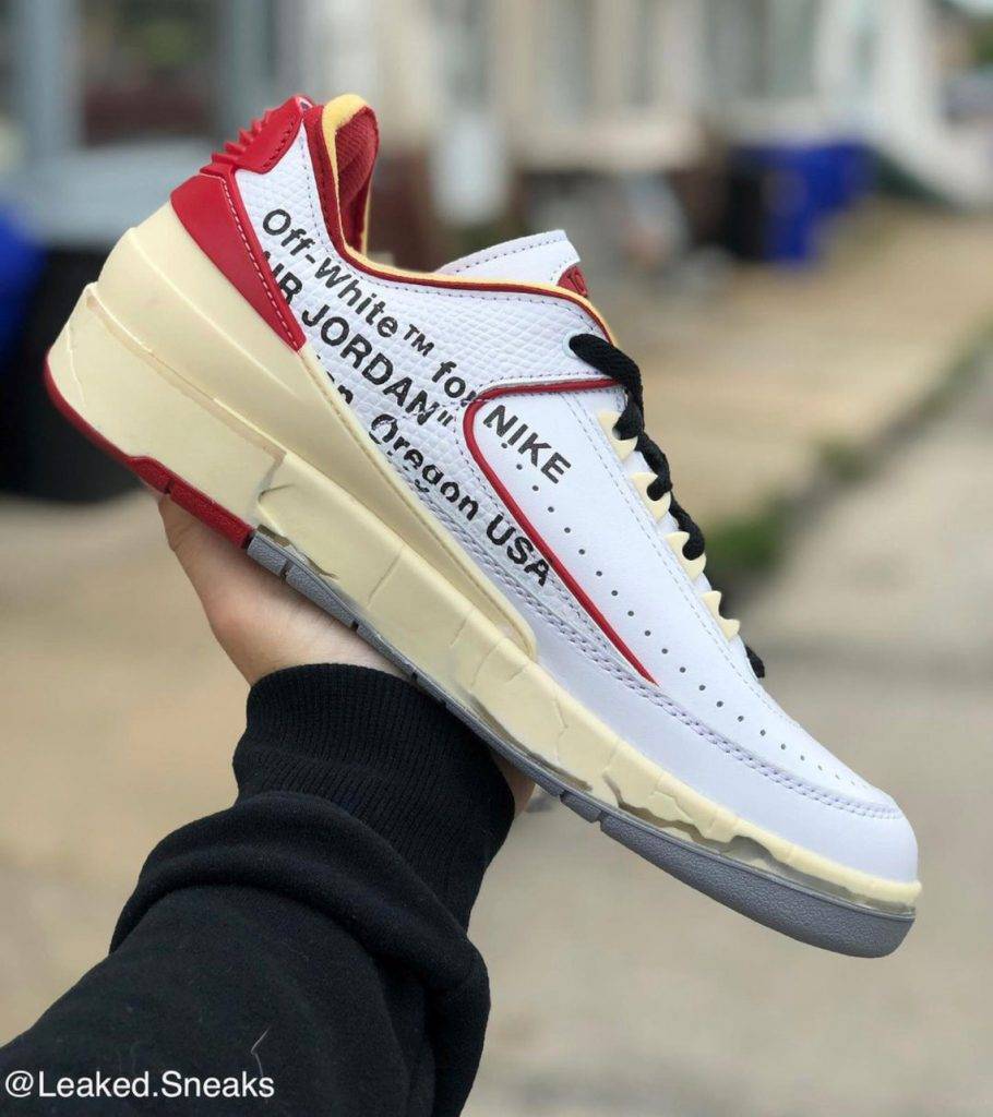 Off-White x Air Jordan 2 Low Off White x AirJordan 2 Low Chicago red and white colourway