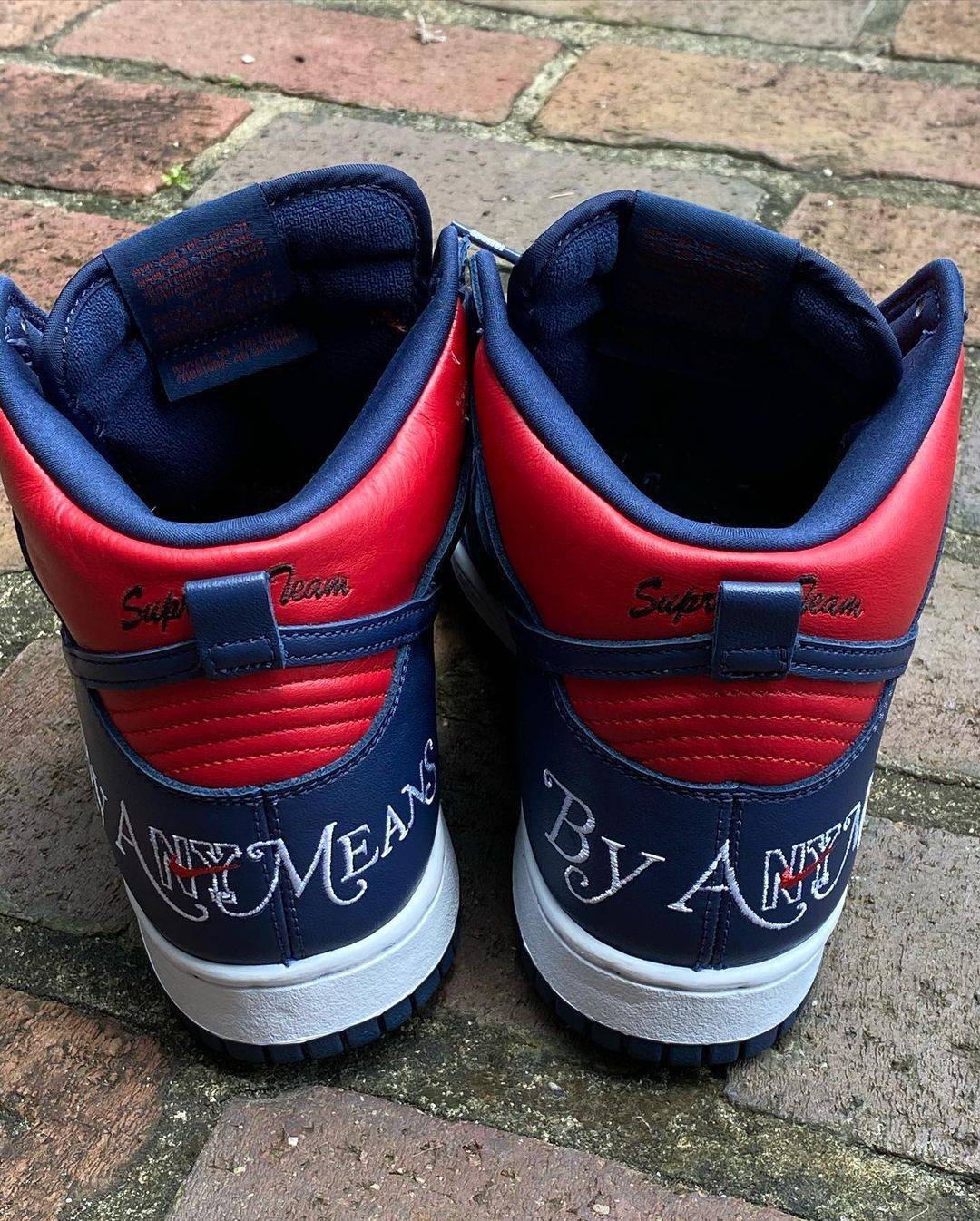 Supreme x Nike SB Dunk Hi By Any Meansæ°è²å¤è§åº¦è¿è³ï¼éæ¬¾ä¿å¼åæ¶æï¼ - çé - SSwagger