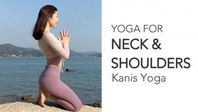 [在家抗疫] 9分鐘瑜伽! 簡易方法拉鬆肩頸 | Yoga for Neck and Shoulders Relief – Kanis Yoga