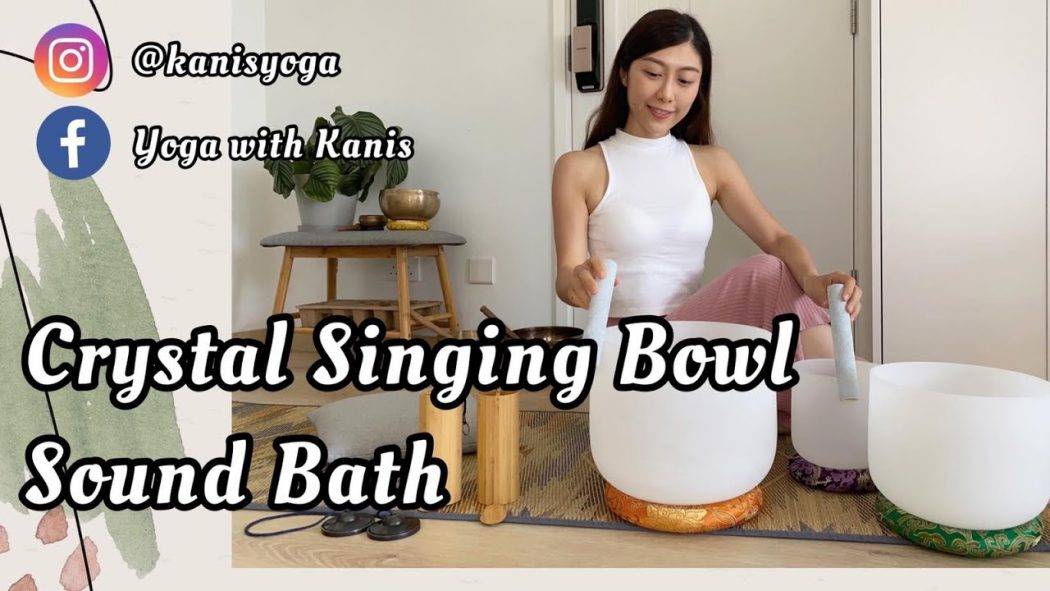 頌缽聲頻 D調  | Crystal Singing Bowl Sound bath Note D ♡ Kanis Yoga