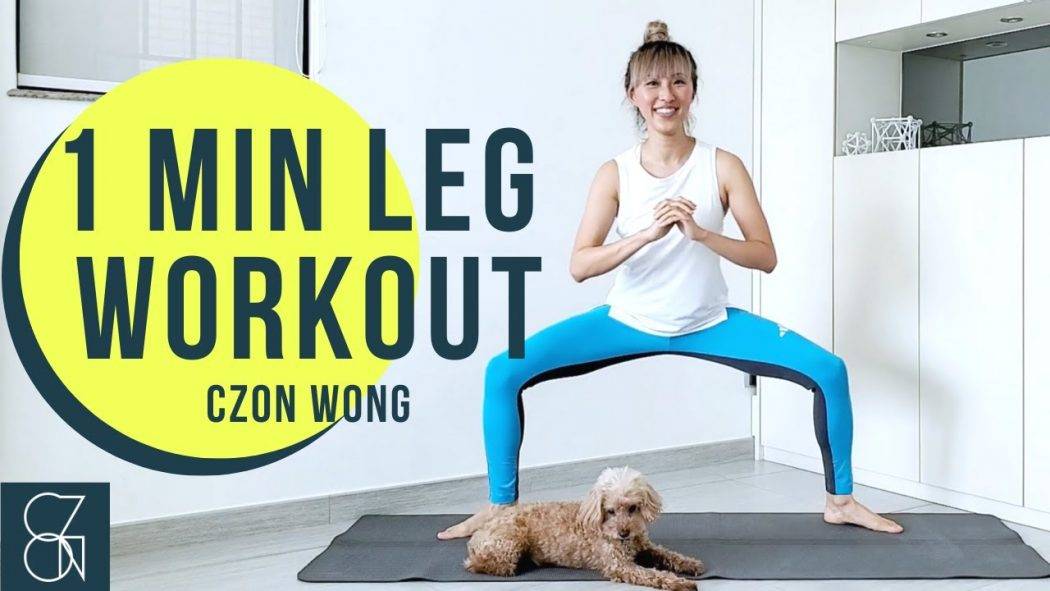 簡單1分鐘臀部大腿訓練 Easy 1 Minute Hip & Leg Workout ｜在家也能瘦 Home Workout｜CZON