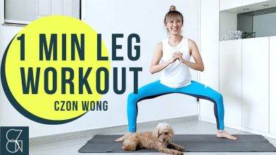 簡單1分鐘臀部大腿訓練 Easy 1 Minute Hip & Leg Workout ｜在家也能瘦 Home Workout｜CZON
