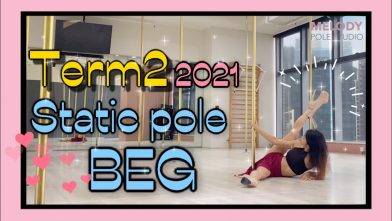 【聲音導航】2021Term2 – Static Pole BEG || Song：Adrenaline || Pole Dance || 鋼管舞 || pole tricks