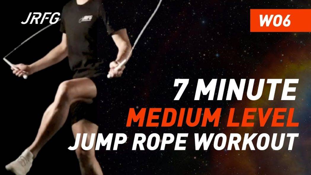 7 Minute Fitness: Jump Rope Workout | Medium Level | 7分鐘中級跳繩訓練 [WO6]