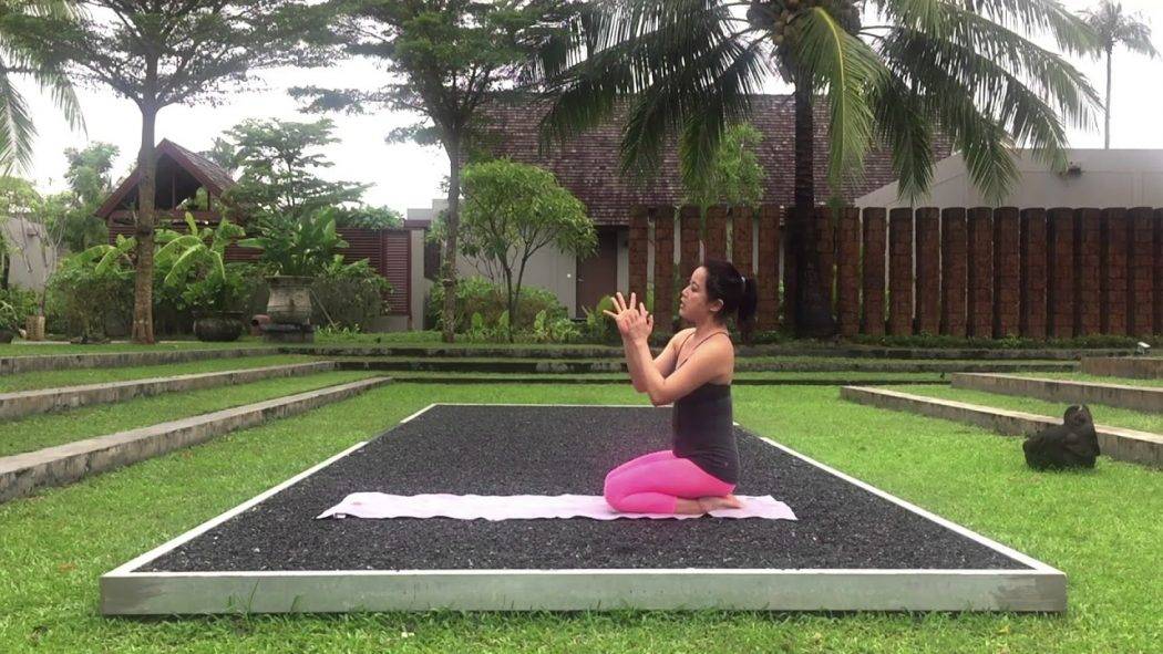 Amy yoga Downward 🐶